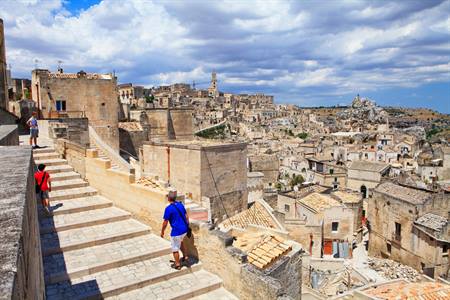Adembenemend viewpoint in Matera