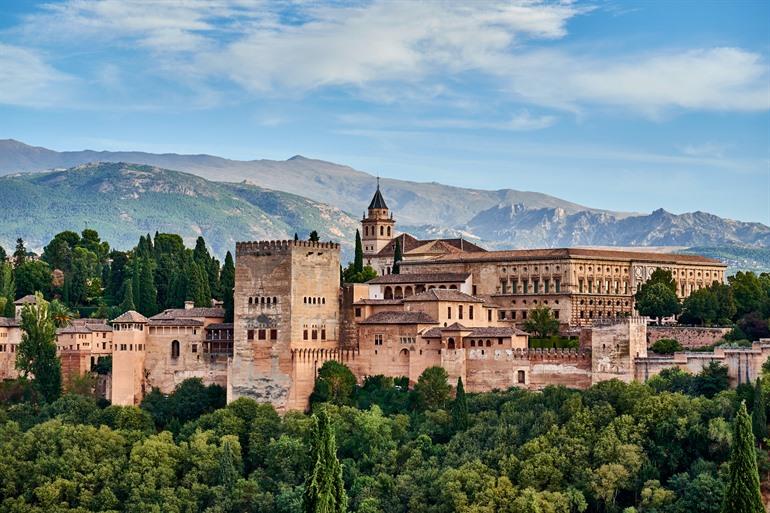 Alhambra Granada overzicht