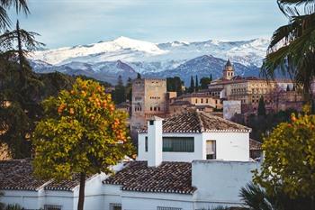 Alhambra in de winter, Granada