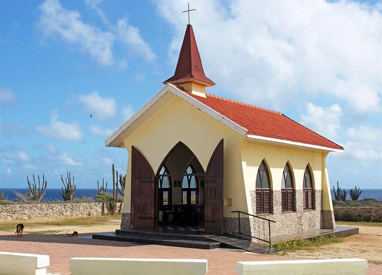 Alto Vista-kapel bezoeken, Aruba