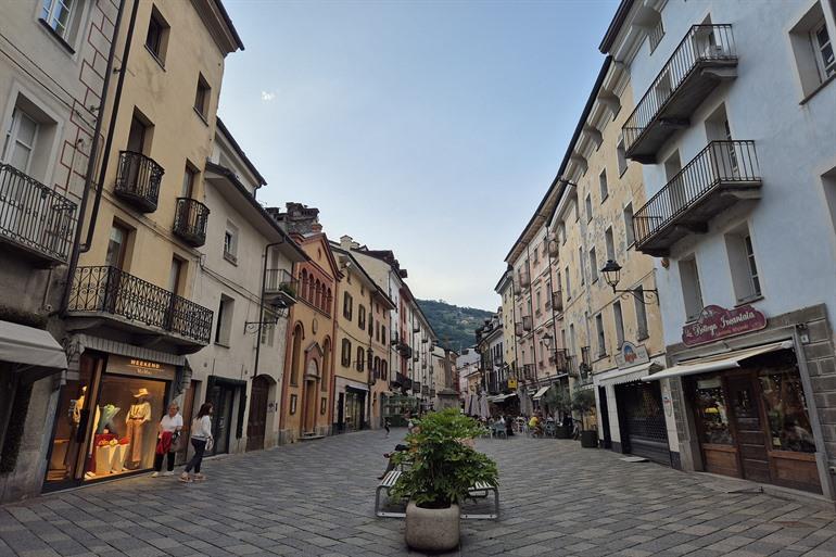 Aosta in de Aosta Vallei