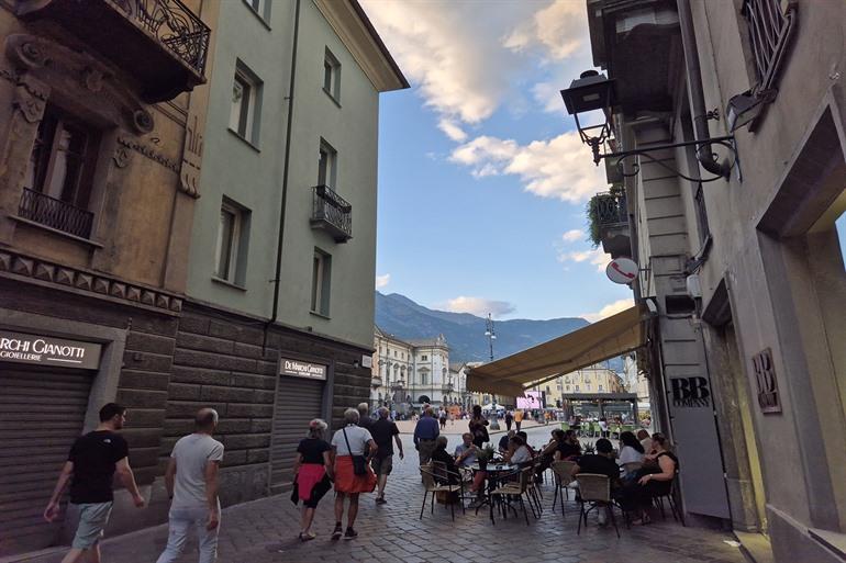 Aosta in de Aosta Vallei