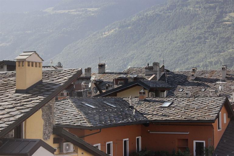 Aosta in de Aosta Vallei