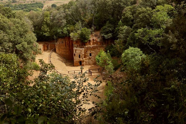 Archeologische resten in Populonia