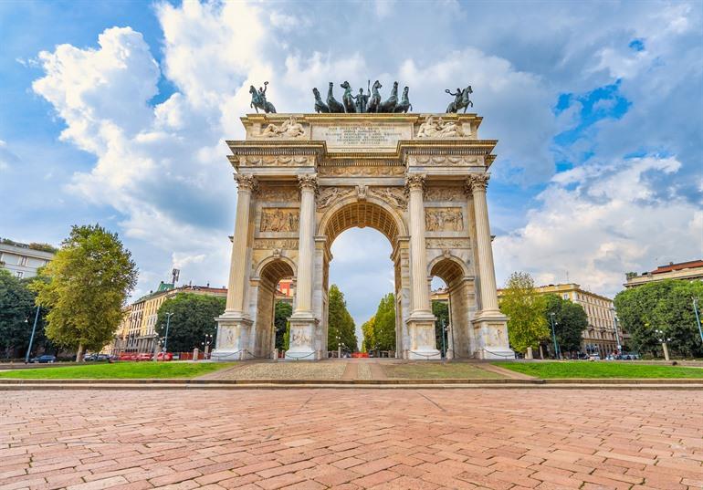 Arco della Pace in Parco Sempione, Milaan