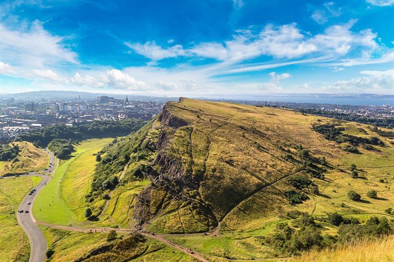 Arthur’s Seat in Edinburg bezoeken