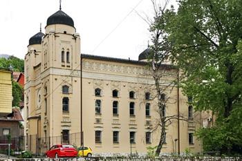 Asjkenazische-synagoge in Sarajevo, Bosnië en Herzegovina