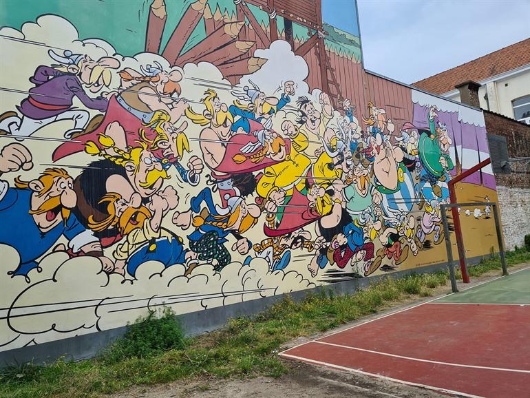 Asterix & Obelix stripmuur Brussel