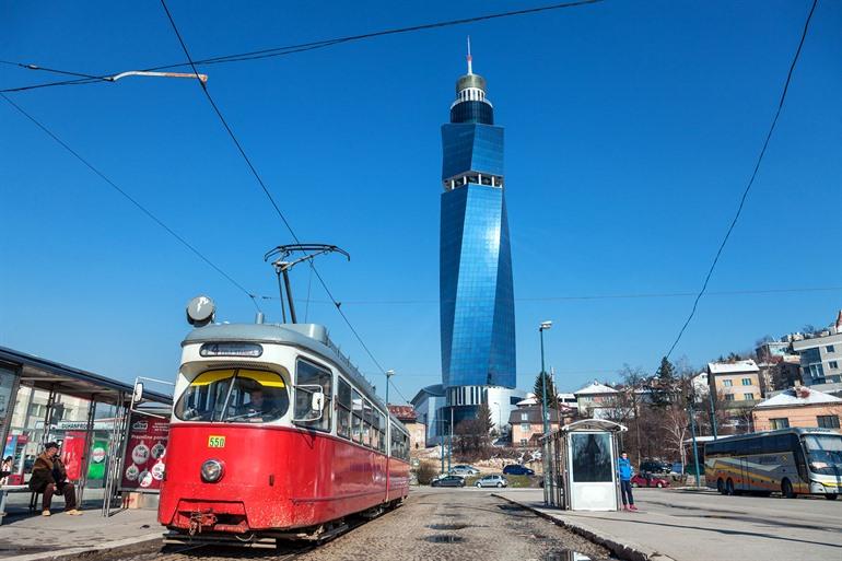 Avaz Twist Tower in Sarajevo