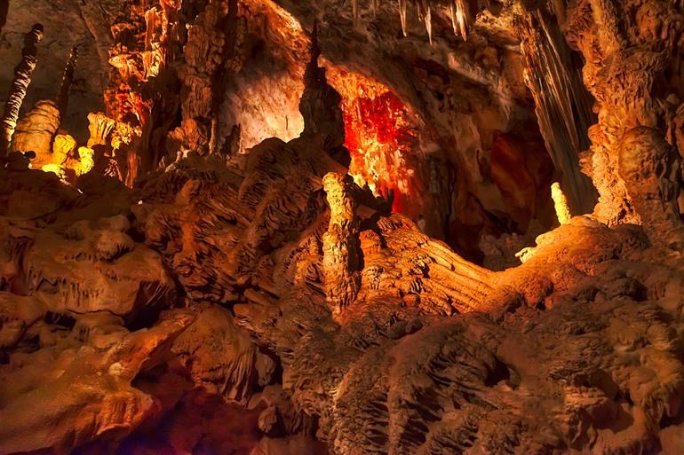 Aven d'Orgnac in de Ardèche