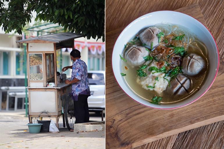 Bakso (bouillon met noedels en gehaktballen), Balinese keuken