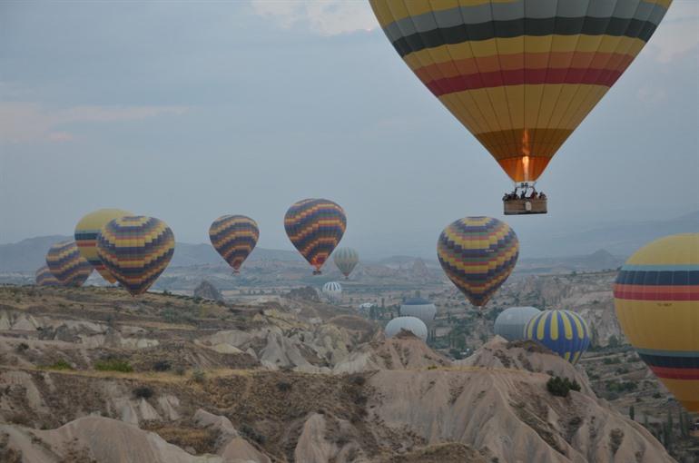 Ballonvaart in Cappadocië
