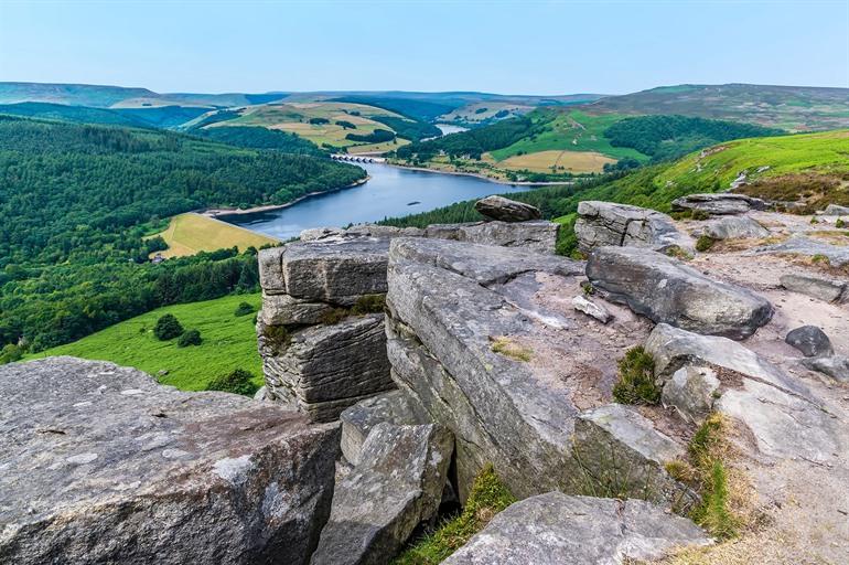Bamford Edge in het Peak District