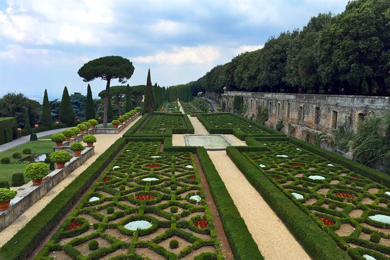 Barberini-tuinen bij Castel Gandolfo