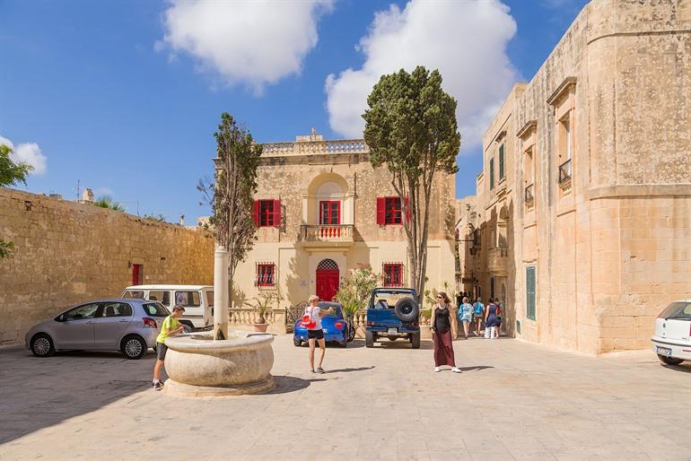 Bastion Square in Mdina, Malta