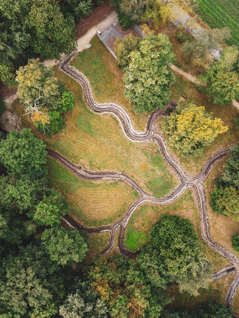 Bayernwald loopgraven Westhoek
