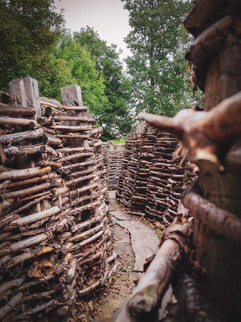 Bayernwald loopgraven Westhoek