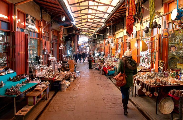 Bazaar in Gaziantep, Turkije