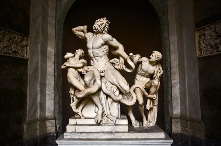 Beeld van Laocoön en zijn zonen 