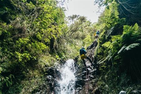 Beginneling? Boek hier je Canyoning avontuur op Madeira (Niveau 1)