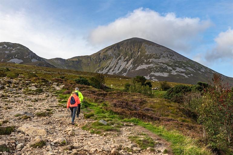 Beklimming Croagh Patrick, Ierland
