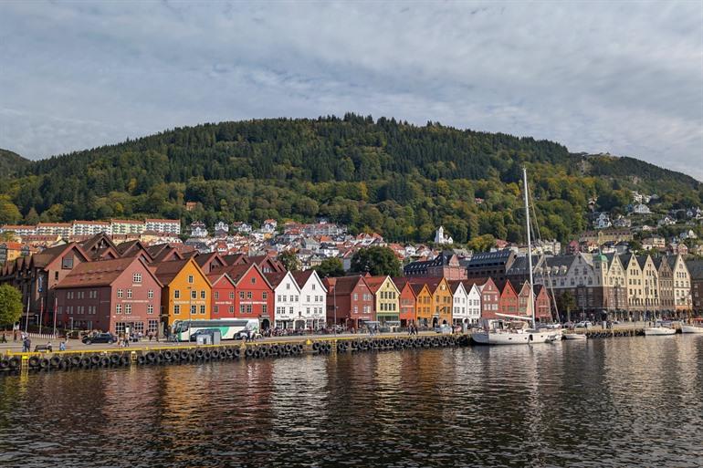 Bergen in Noorwegen