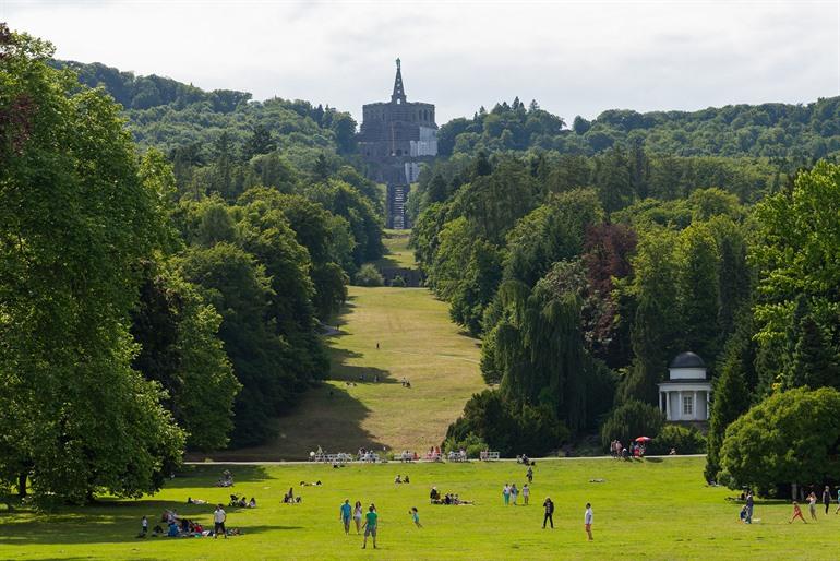 Bergpark Wilhelmshöhe in Duitsland