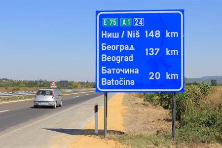 Beste route naar Servië