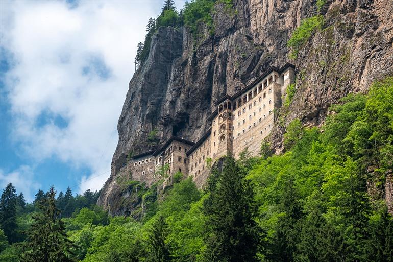 Bezoek aan het Sumela-klooster, Trabzon in Turkije