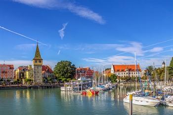 Bezoek de idyllische haven van Lindau, Duitsland