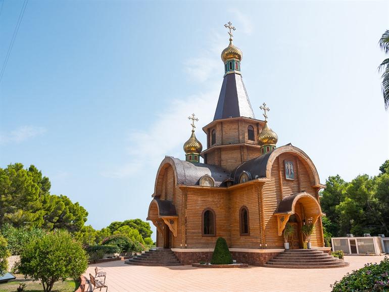Bezoek de Russisch-Orthodoxe kerk dichtbij Altea, Alicante