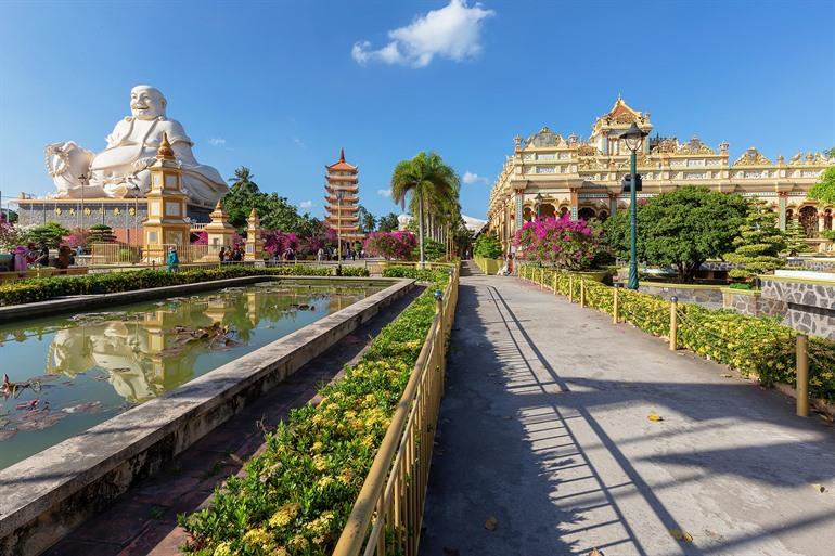Bezoek de Vinh Trang Pagoda