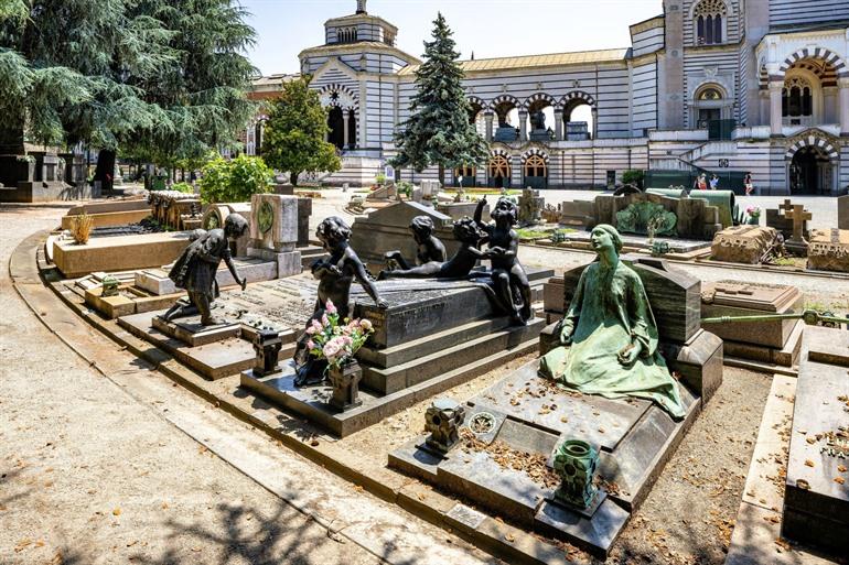 Bezoek het kerkhof van Milaan