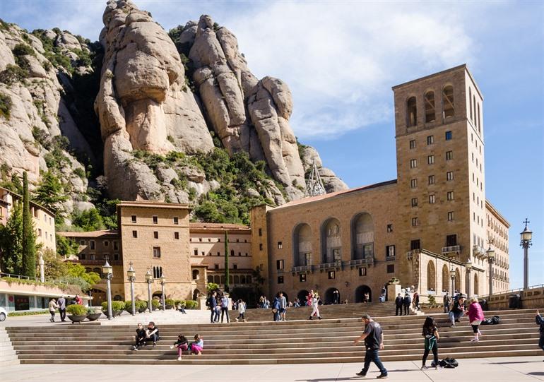 Bezoekers aan Montserrat