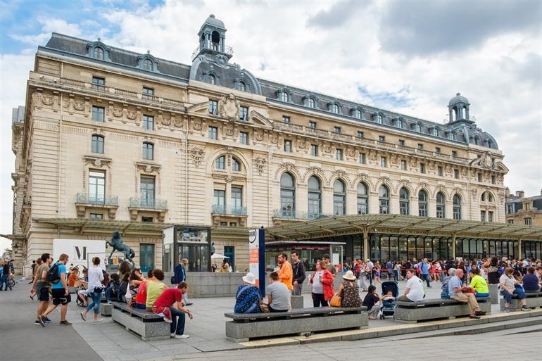 Bezoekers voor Musée d'Orsay