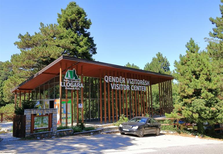 Bezoekerscentrum in het Nationaal Park Llogara