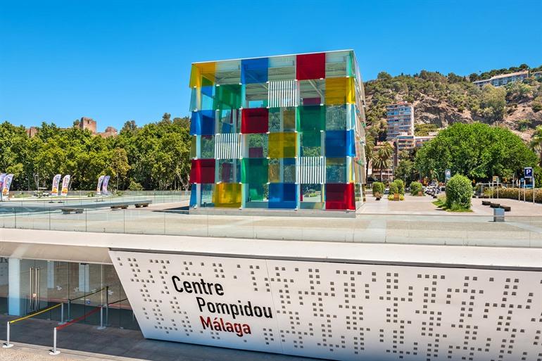 Bezoekje aan het Centre Pompidou Málaga, Andalusië