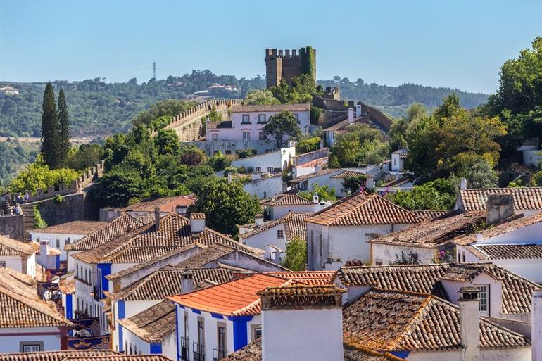 Óbidos, smalle straatjes en kasteel
