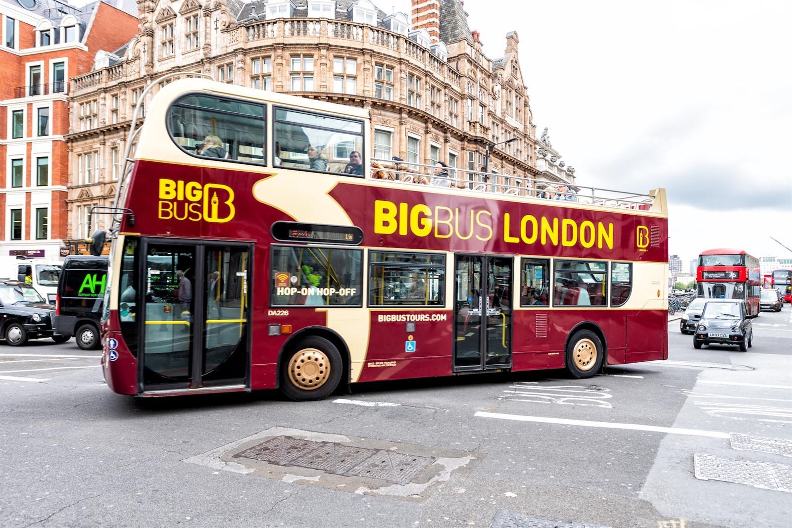 how much is the big bus tour in london