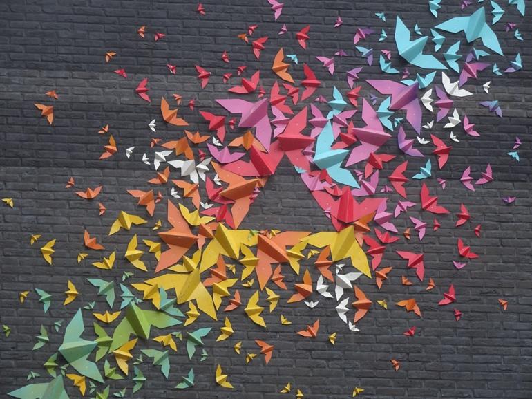 Bijzonder 3D-kunstwerk van Mademoiselle Maurice, Heerlen