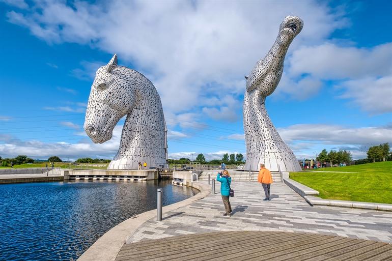 Bijzondere bouwwerk The Kelpies, Schotland