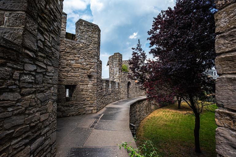 Binnen in het Gravensteen