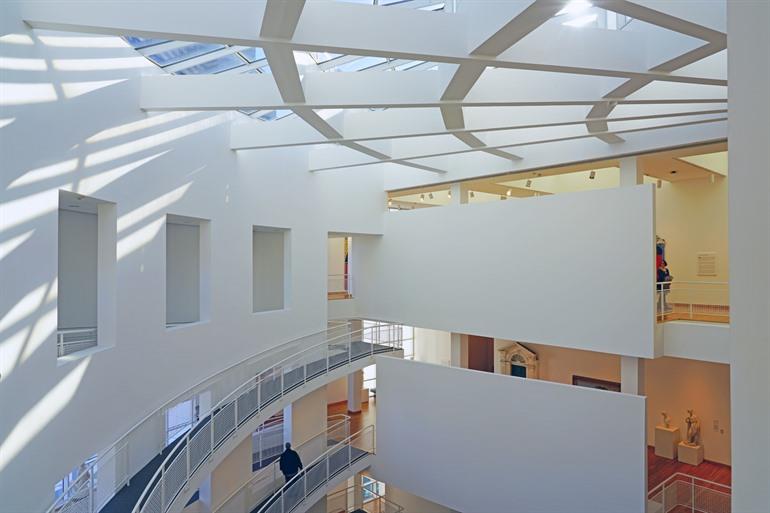 Binnen in het High Museum of Art