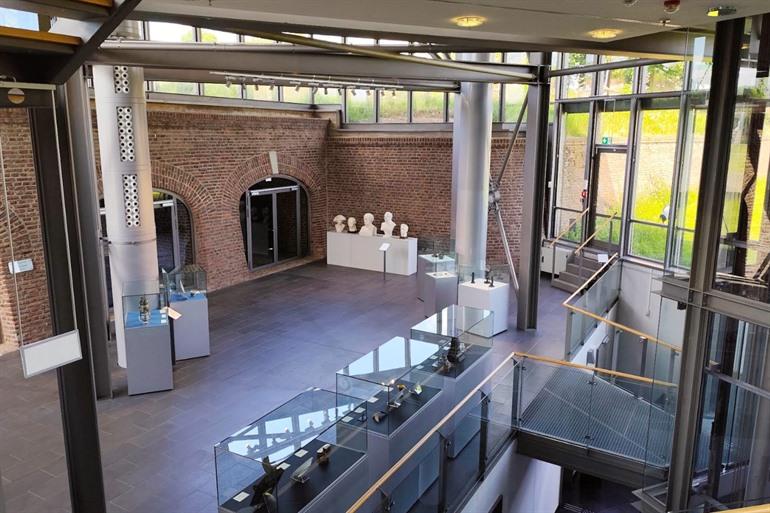 Binnen in het LVR-Niederrheinmuseum Wesel