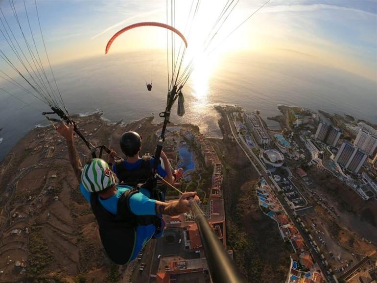 Boek hier je excursie paragliden op Tenerife