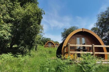 Boek je eigen glampingpod met uitzicht op de Wicklow Mountains boeken