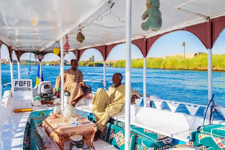 Boottocht naar de Nubische dorpen