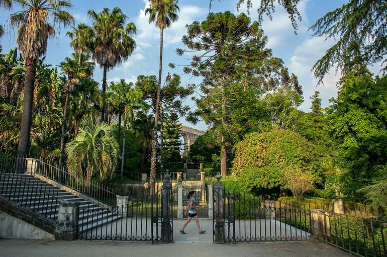 Botanische tuin van de universiteit in Coimbra
