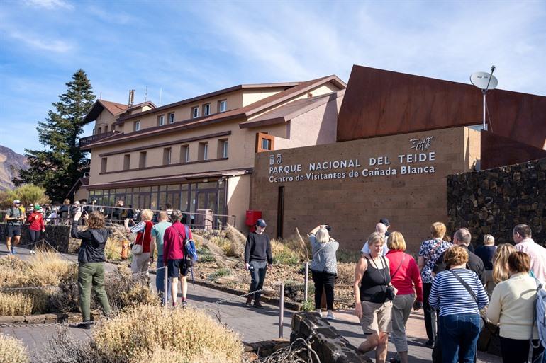 Cañada Blanca Visitor Center in Nationaal Park El Teide