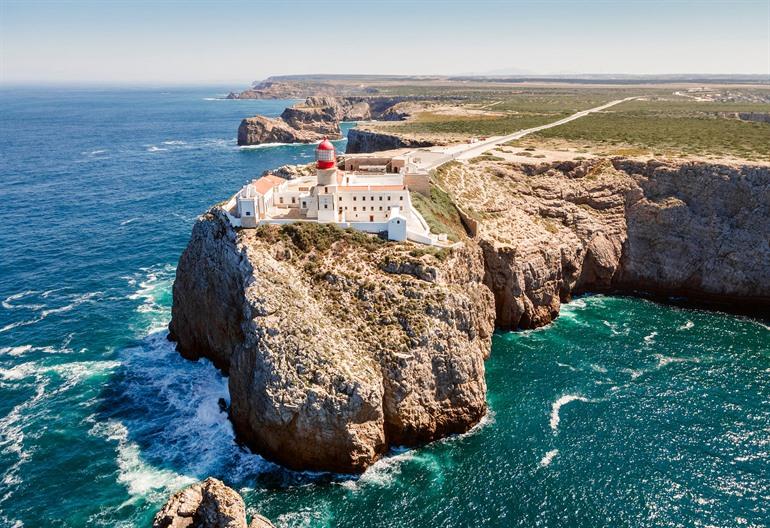 Cabo de São Vicente, nabij Sagres bezoeken, Portugal